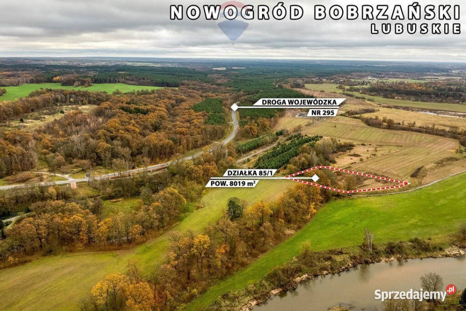 Na sprzedaż działka rolna z dużym potencjałem lubuskie Nowogród Bobrzański