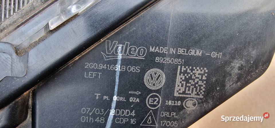 VW POLO VI 6 2GO HALOGEN LEWY LED DRL 2G0941661B lubuskie