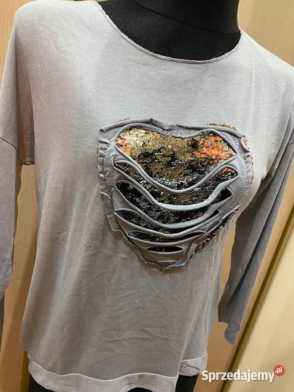 Sweterek z sercem w rozmiarze uniwersalnym Moda i Styl Warszawa