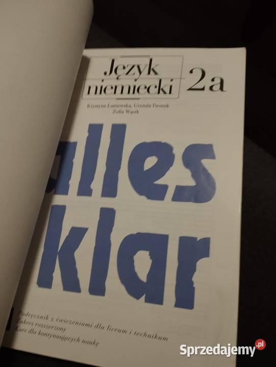 język niemiecki zakres rozszerzony podręcznik z Poznań sprzedam