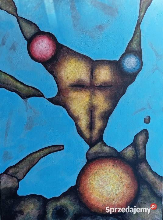 Obraz akrylowy 75x55 surrealizm Antyki, Sztuka, Kolekcje Ostrów Wielkopolski