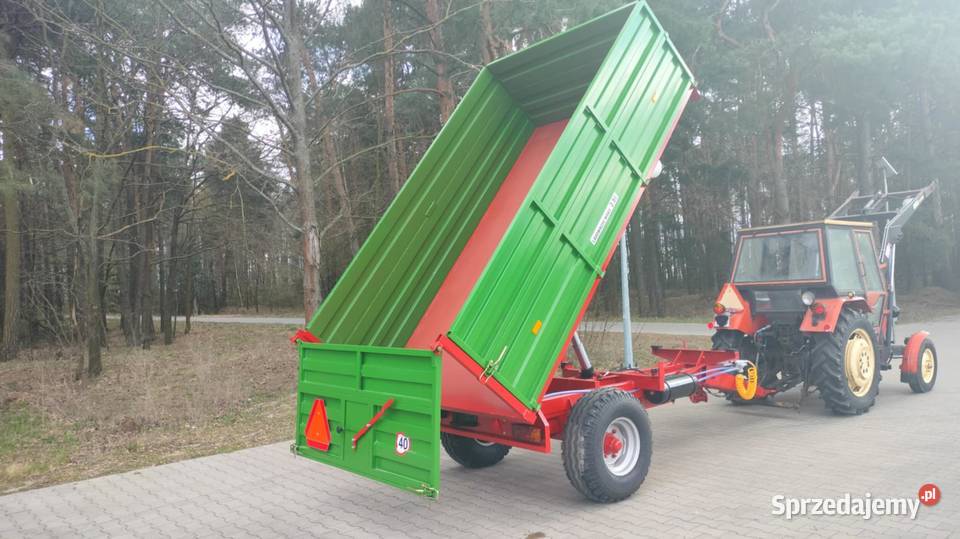 Przyczepa wywrotka jednoosiowa Łuków