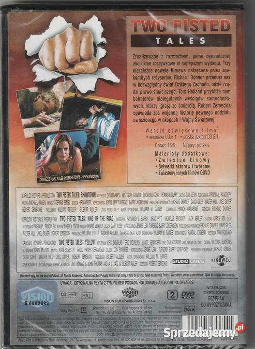 MĘSKIE OPOWIEŚCI 1991 Brad Pitt Kirk Douglas DVD mazowieckie Pruszków