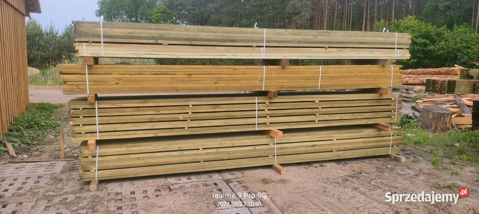 Więźba dachowa 1400 Łaty 3 MB Deska 1000zl Wielbark sprzedam