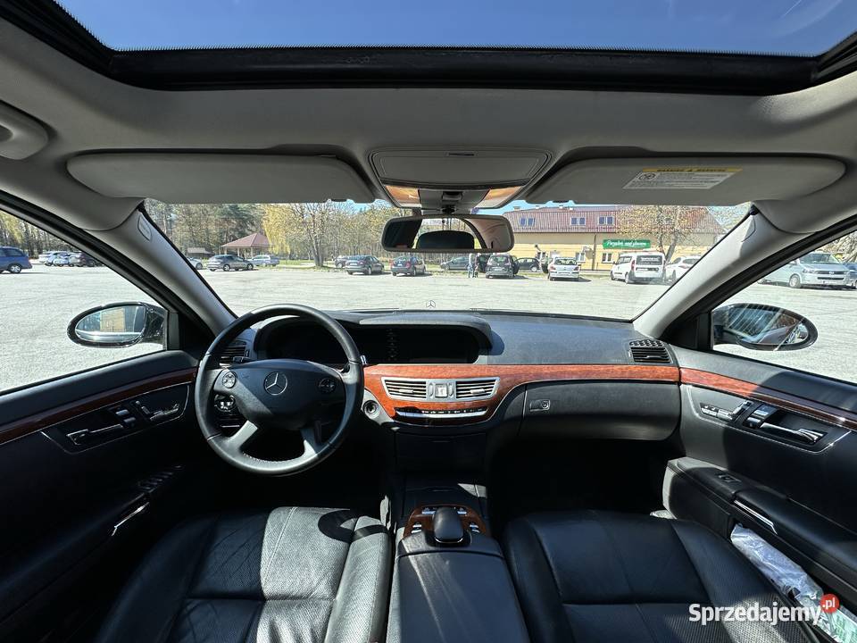 Mercedes Benz S klasa W221 skórzana tapicerka Osielsko