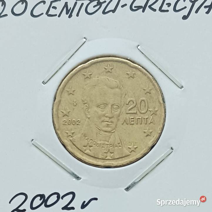 20 Centów Grecja 2002 r