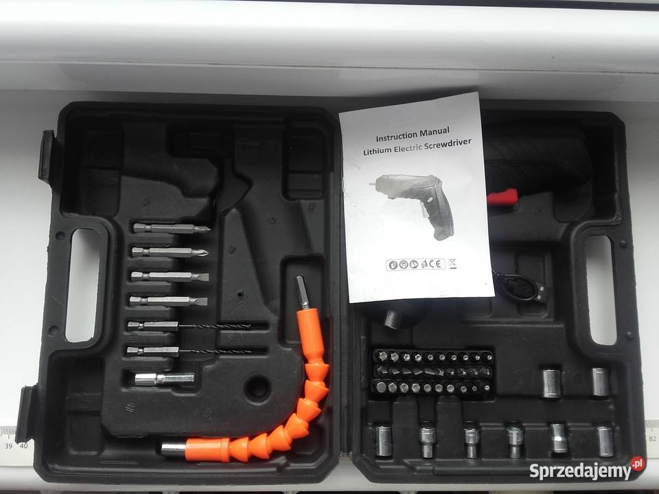 Wkrętak akumulatorowy 42V ZHCY w walizce z Bydgoszcz