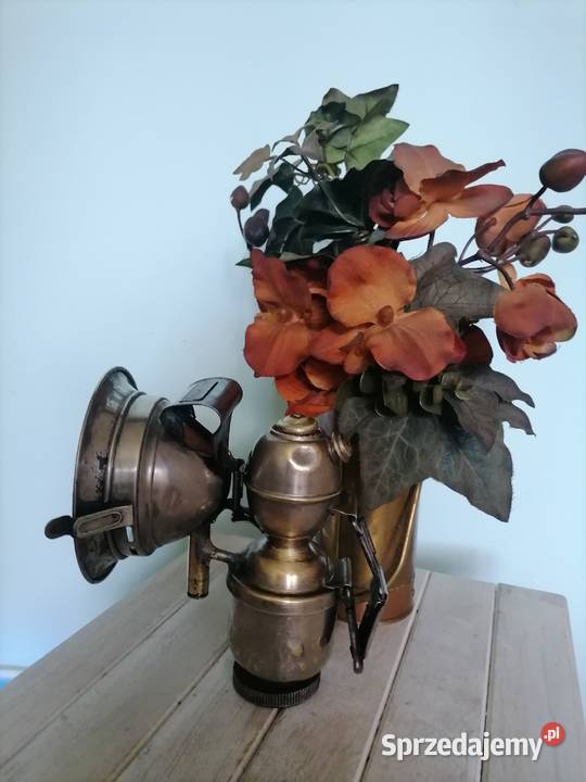 Stara lampa karbidowa z lat 30 tych Kraków