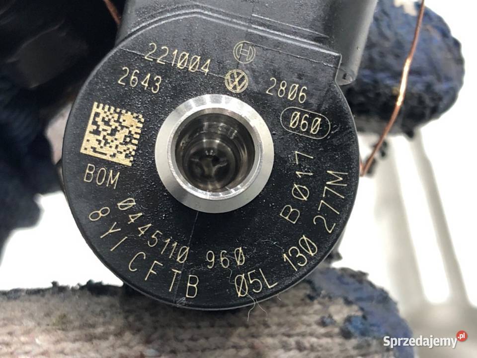 WTRYSKIWACZE KOMPLET SKODA SUPERB III 0445110960