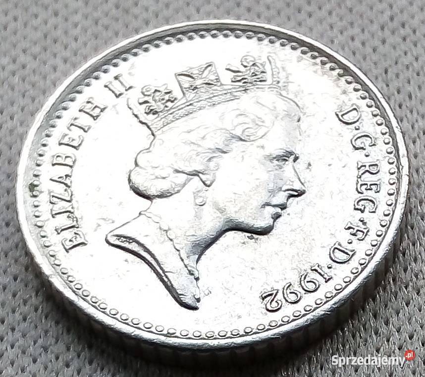 WIELKA BRYTANIAFIVE PENCE1992 r mazowieckie