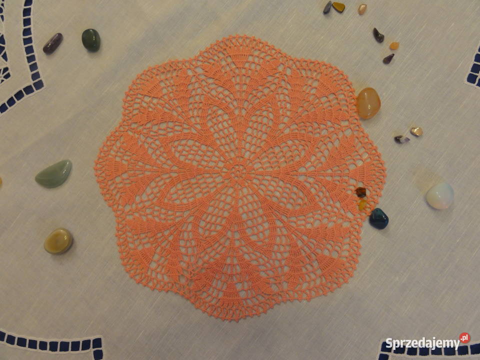 Kolorowe serwetki na szydełku Obrusy i serwety Lublin sprzedam