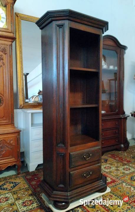 Dębowy słupek witryna biblioteczka podlaskie Białystok
