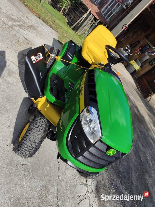 Kosiarka traktorek John Deere E120 Białka