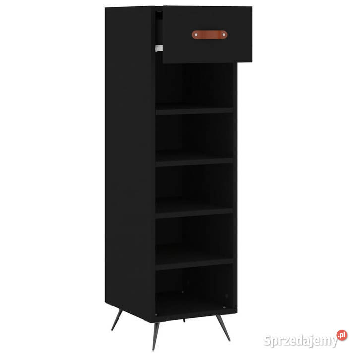 Szafka na buty czarna 30x35x105 materiał mazowieckie Warszawa