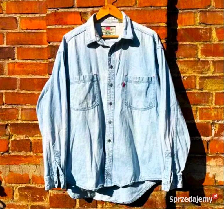 Koszula Jeansowa jasno niebieska Levis Strauss Poraj