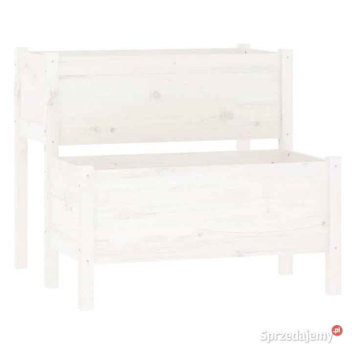 Donica biała 845x84x75 lite drewno sosnowe Donice mazowieckie Warszawa