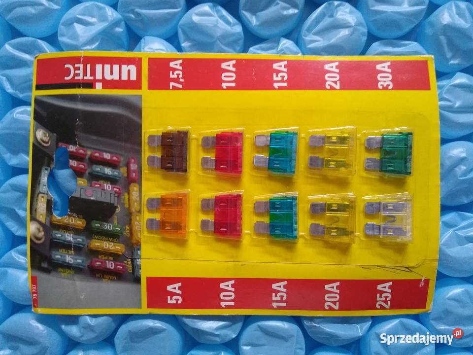 Bezpiecznik płaski samochodowy NOWE Rzeszów