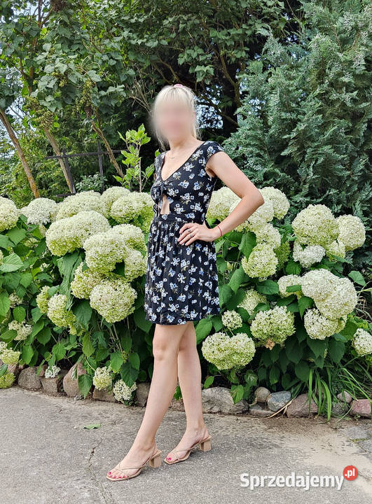 Sukienka Hollister S 36 na lato kwiaty floral Szczecin sprzedam