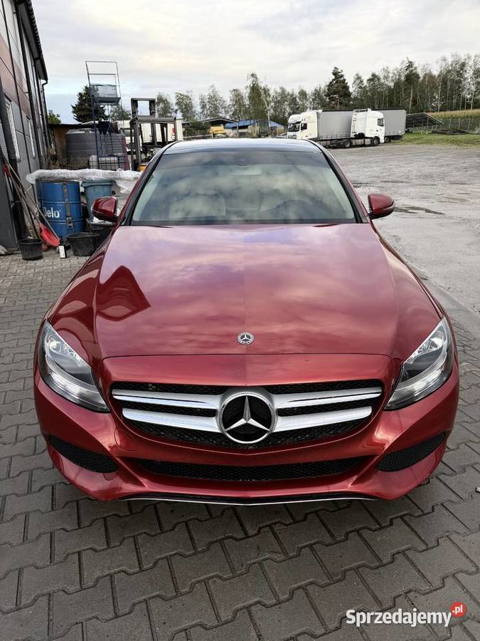 Mercedes c300 W205 38 tysięcy 2018 wielofunkcyjna kierownica podkarpackie Ropczyce