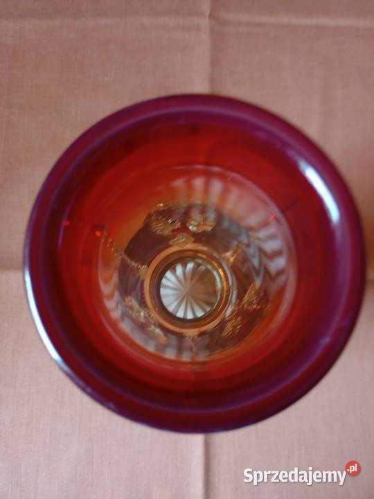 Ozdobny kryształowy wazon śląskie Częstochowa sprzedam