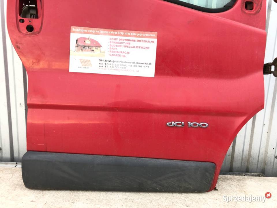 DRZWI PRAWY PRZÓD RENAULT TRAFIC II Bus osobowe sprzedam
