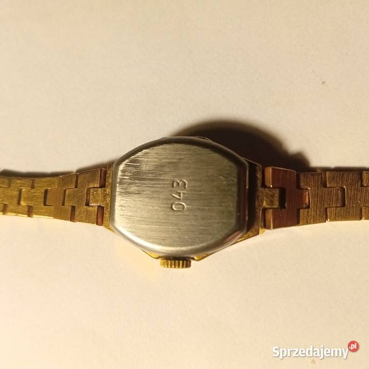 Zegarek damski pozłacany