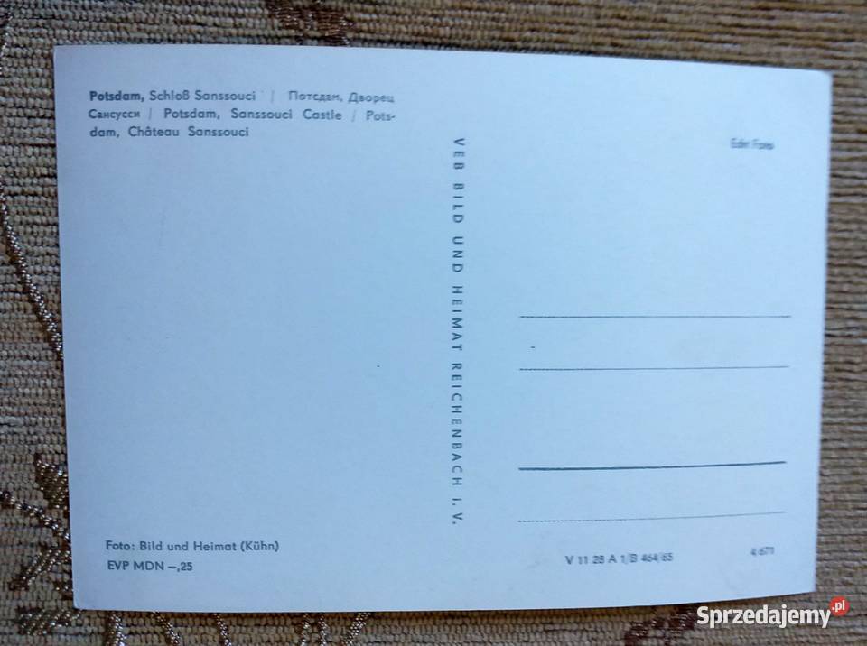 POCZDAM SCHODY DO ROKOKOWEGO PAŁACU SANSSOUCI lubelskie Piszczac