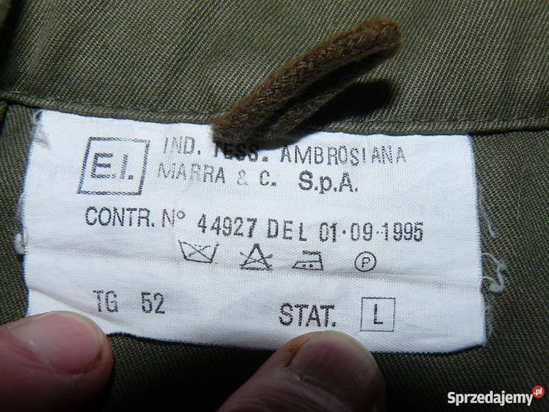 Kurtka armii hiszpańskiej olive Large Militaria Pisz