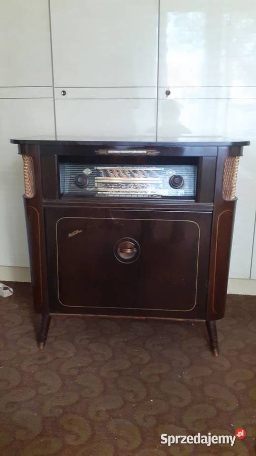 Stare przedwojenne radio z Kuba z adapterem Gliwice