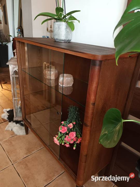Witryna gablota retro prl vintage Gdańsk sprzedam