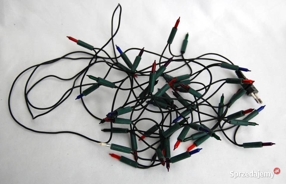Lampki choinkowe tradycyjne wewnętrzne 50 diod wielokolorowy lubelskie Lublin