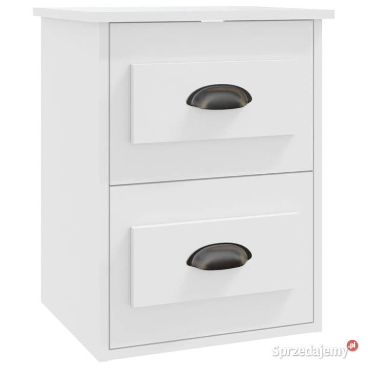 Wisząca szafka nocna biała 415x36x53 WM816392 Warszawa