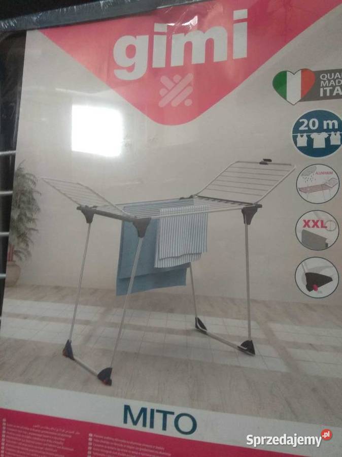 Aluminiowa rozkładana suszarka na pranie śląskie Sosnowiec sprzedam