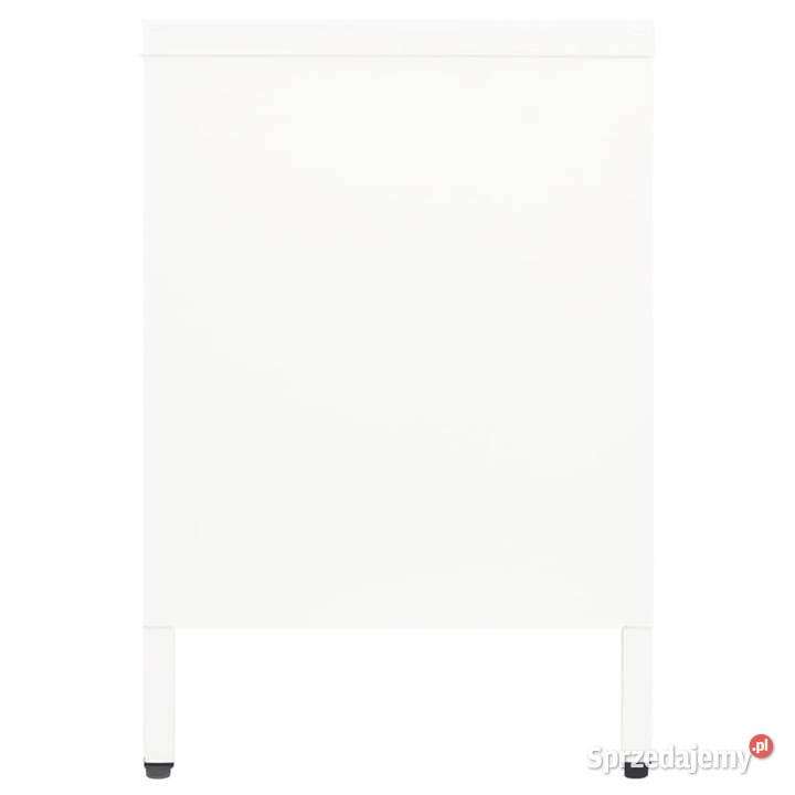 Szafka pod telewizor biała 105x35x52 stal i Warszawa