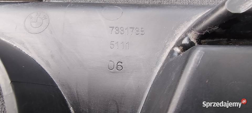 BMW F10 F11 ZAŚLEPKA ZDERZAKA KRATKA Komplet Długołęka