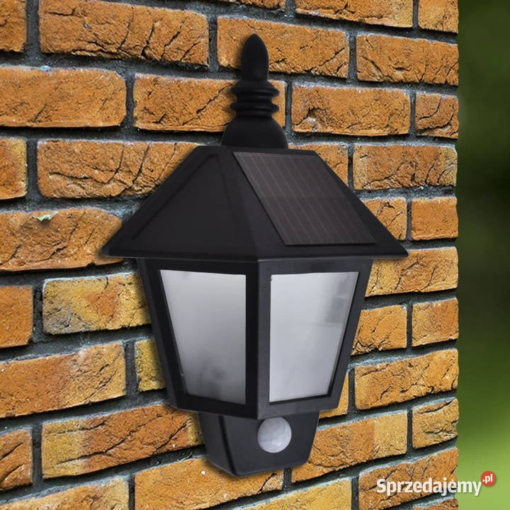 Ścienne lampy solarne 2 z detektorem ruchu Warszawa