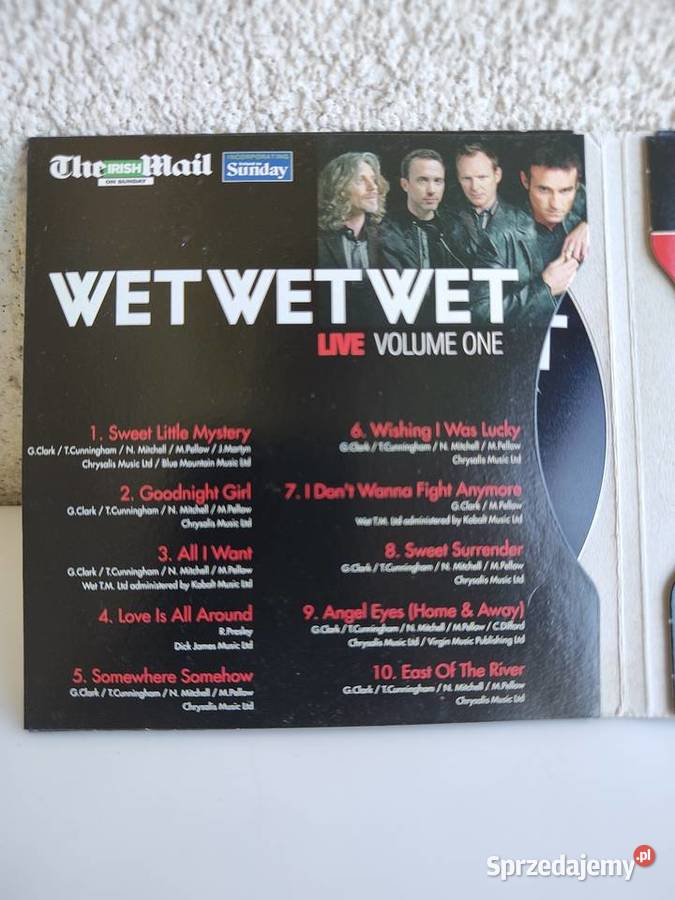 Płyta CD Wetwetwet Live Volume I Olecko