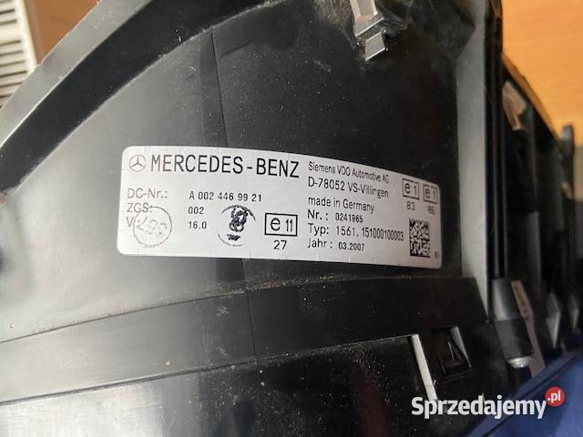 ZEGAR LICZNIK ATEGO AXOR Actros 0024469921 VDO ciężarowe Maszewo