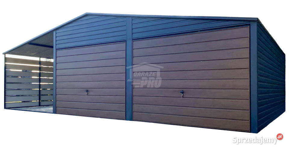 Garaż blaszany 6x6m wiata 3m 2x Brama 510zł/m2 Wieliczka sprzedam