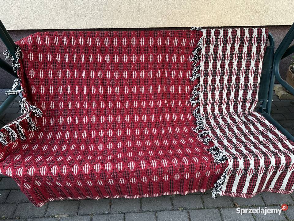 narzuta wełniana nowa dwustronna sprzedam