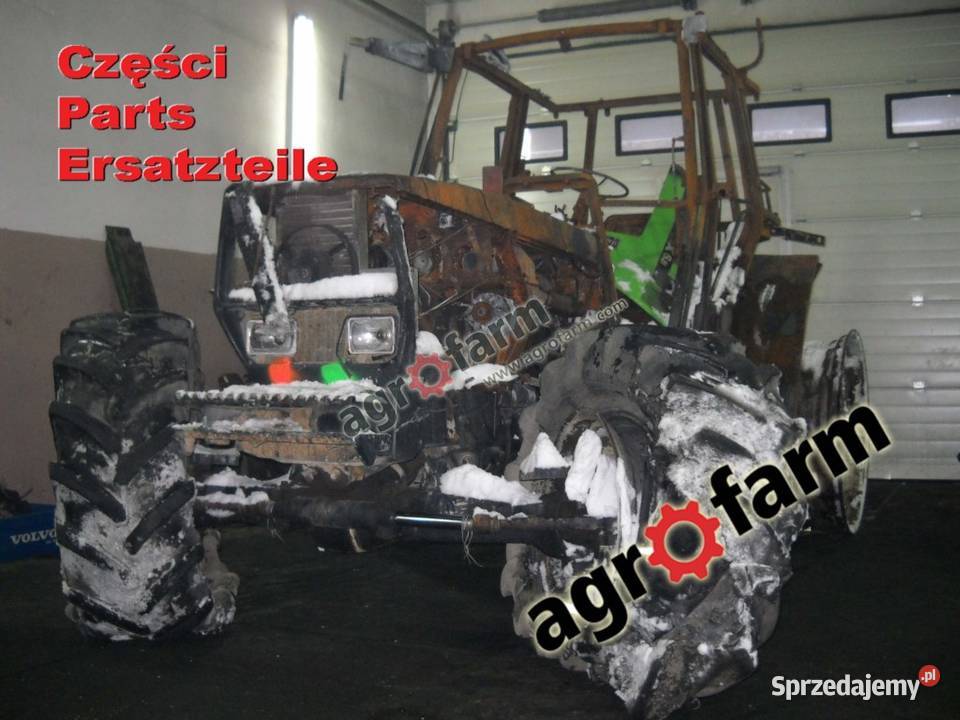 Deutz Agrostar 611 części skrzynia biegów oś Byków
