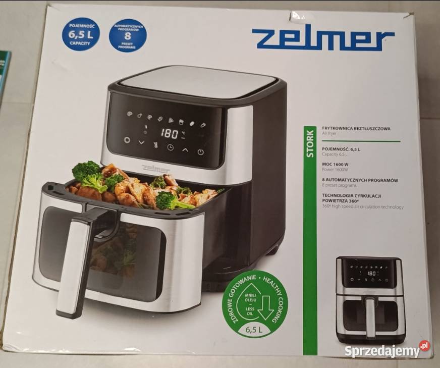 ZELMER Stork frytkownica beztłuszczowa 1600 W AGD drobne