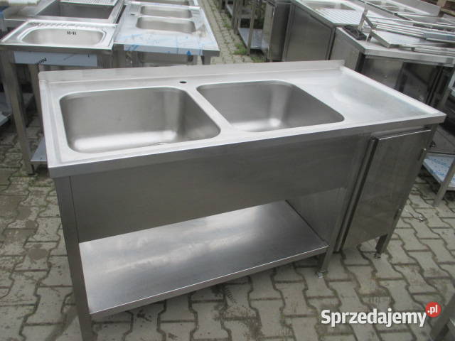 Zlew Gastronomiczny Z Półką I Szafką Zamykaną