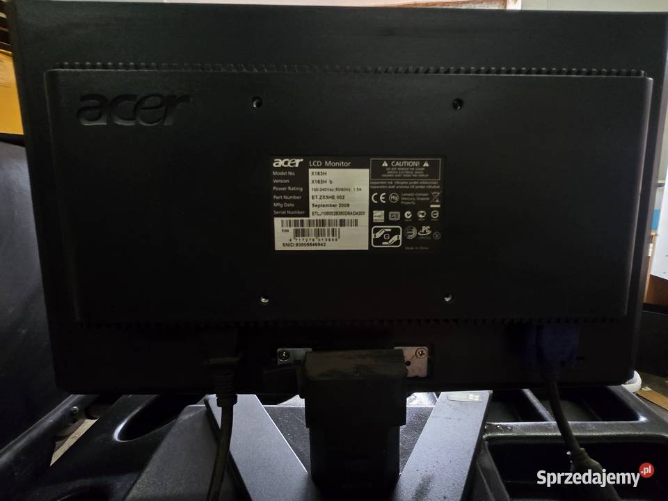 WYWAŻARKA UNITROL 2251 P monitor ACER Montażownice i wyważarki Chechło Pierwsze