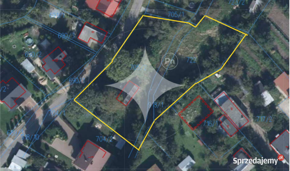 Widokowa działka z domem w centrum Hrubieszowa Liczba pokoi 1 Hrubieszów