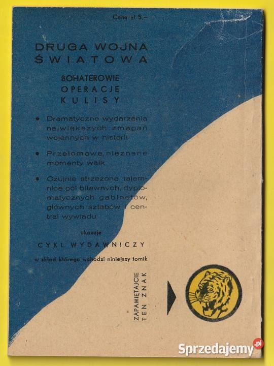 ŻÓŁTY TYGRYS CZERWONE MAQUIS Z CHAMONIX 1964 łódzkie Łódź