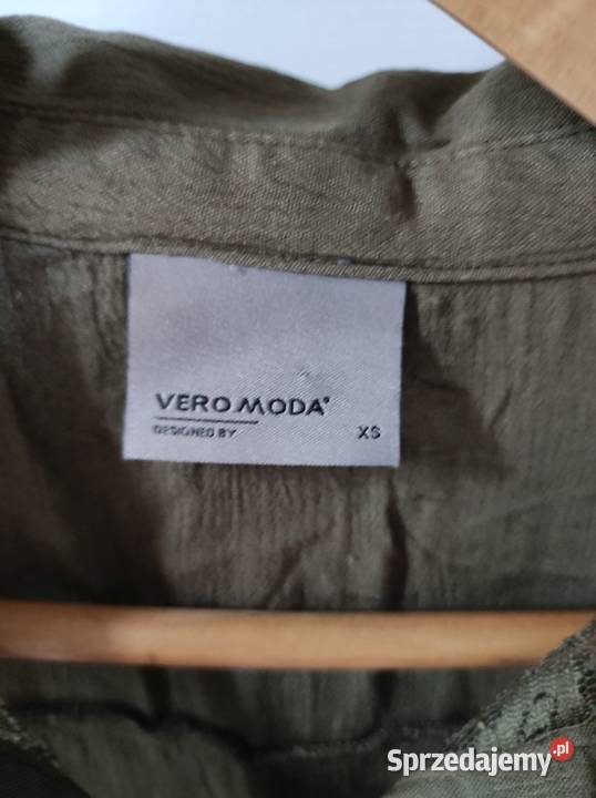 bluzka koronkowa vero moda z falbanami oliwkowa Rozmiar 34(XS) Kielce