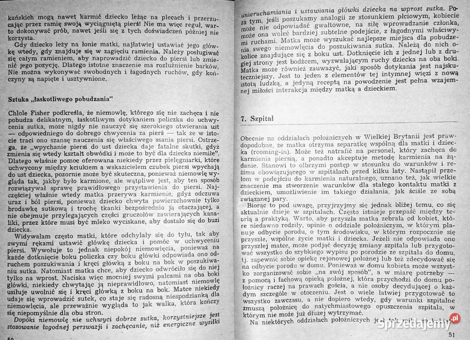 Karmienie piersią Sheila Kitzinger Chełm sprzedam