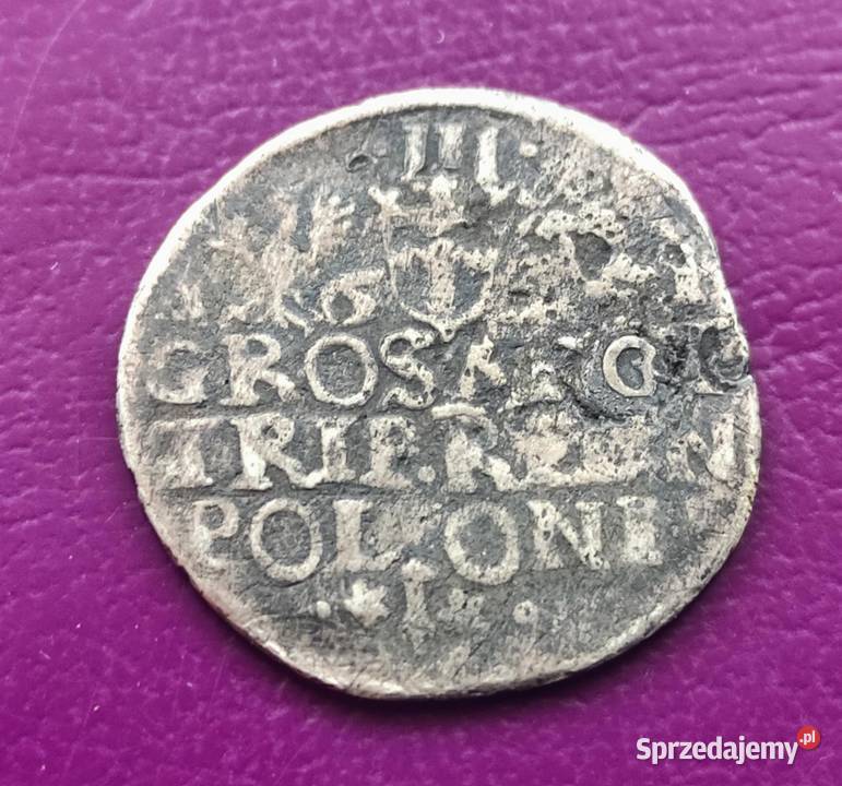 Moneta TROJAK króla ZYGMUNTA III WAZY Numizmatyka mazowieckie Pruszków