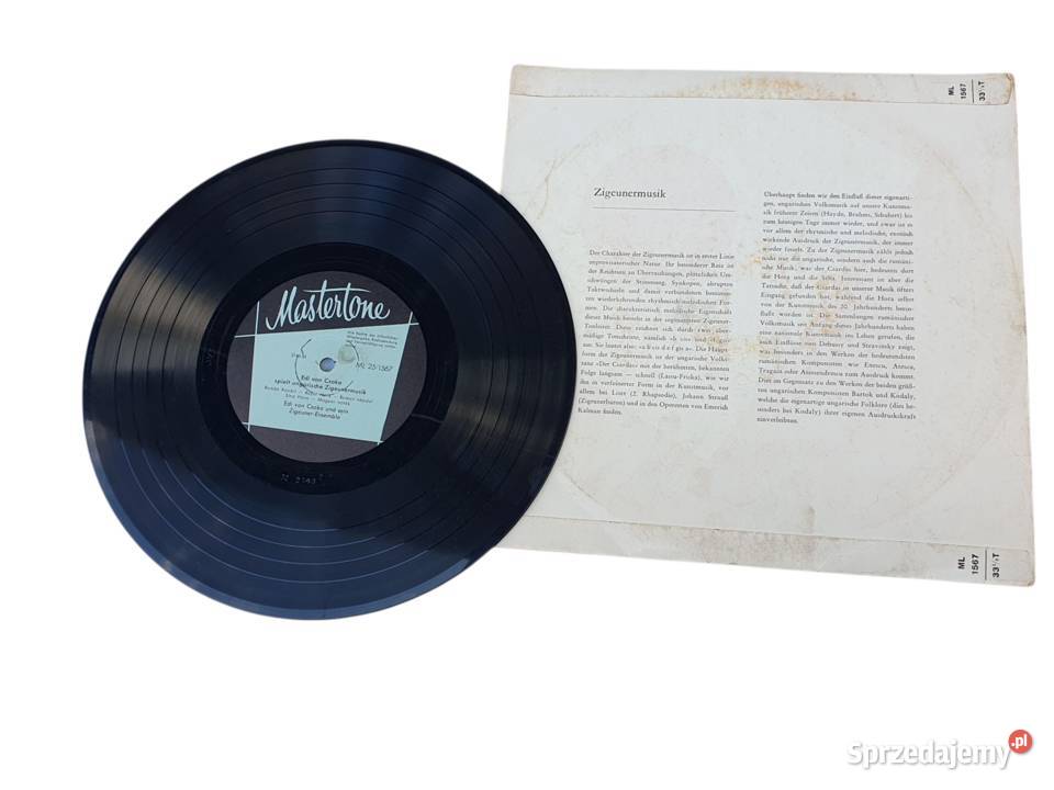 Stara płyta winylowa Zigeuner Musik muzyka Cieszyn